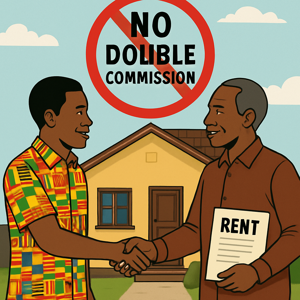 Rent Commissioner Warns Agents: Charging Double Commission Is a Crime in Ghana