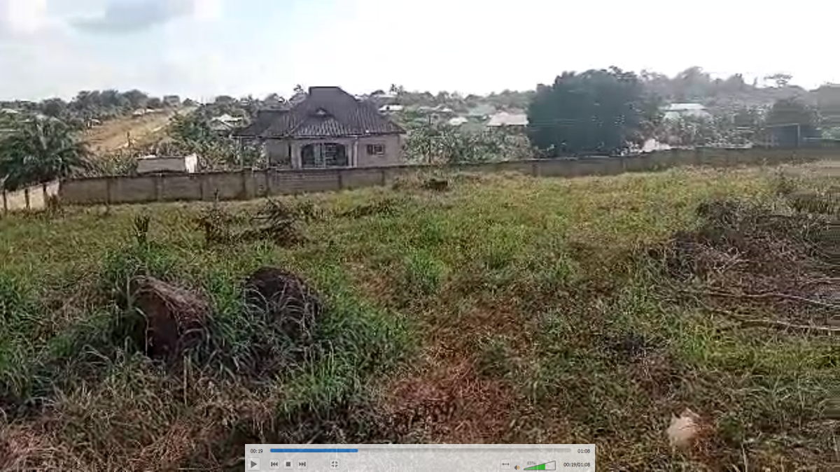 1 Acre Fenced Land for Sale at Watchman, Sunyani – On Main Road