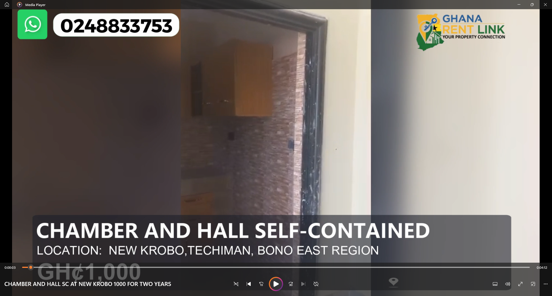 Spacious Chamber and Hall Self-Contained