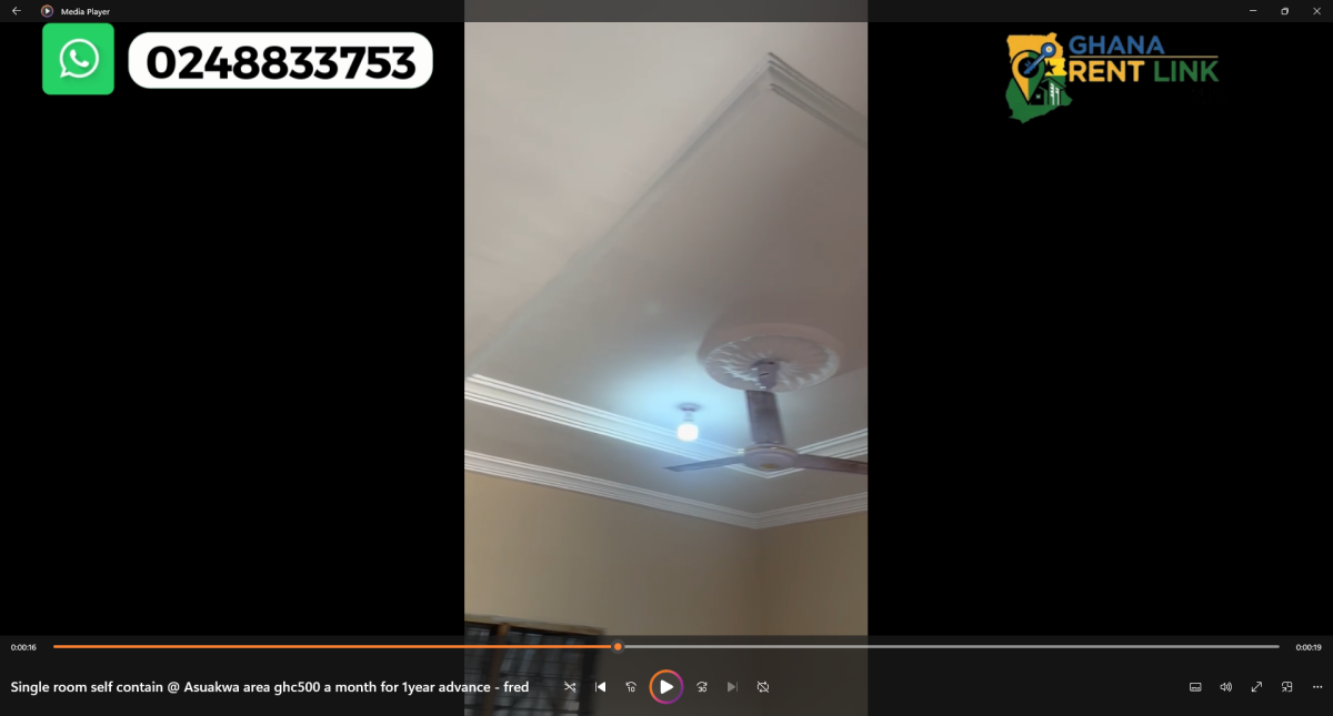 Single Room Self-Contained Apartment for Rent in Asuakwa