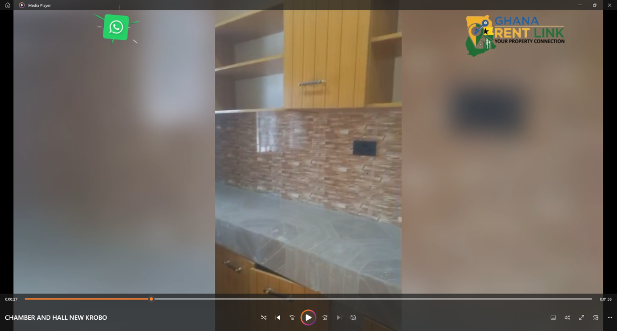 Chamber and Hall Self-Contained for Rent at New Krobo