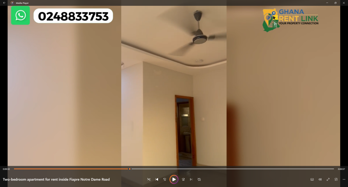 Two-Bedroom Apartment for Rent at Notre Dame Road, Fiapre – Sunyani