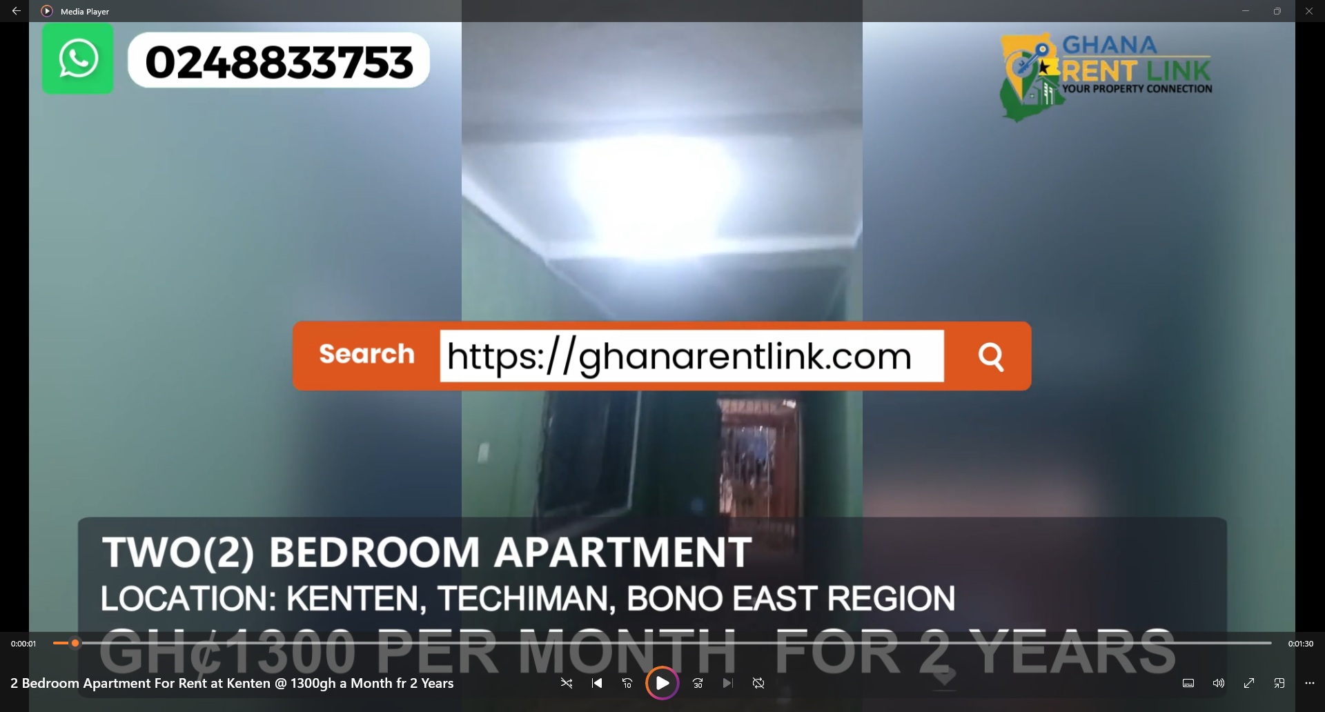 2 Bedroom Apartment for Rent at Kenten