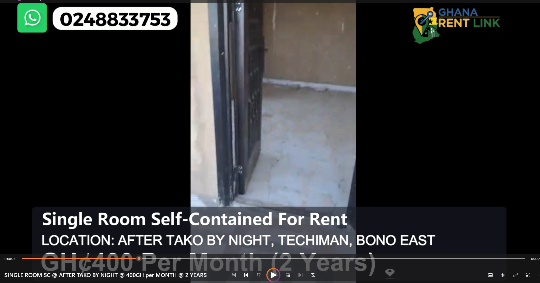 Single Room Self-Contained for Rent