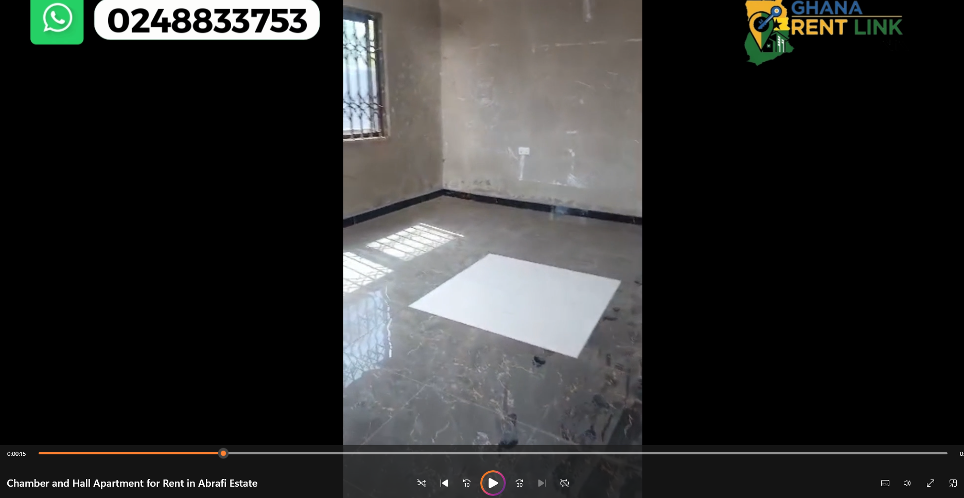 Chamber and Hall Apartment for Rent