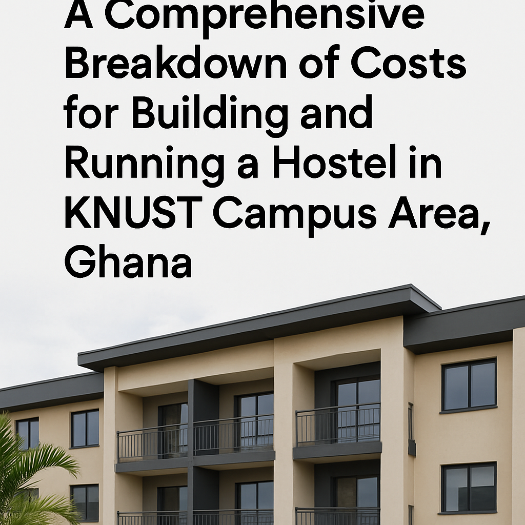 A Comprehensive Breakdown of Costs for Building and Running a Hostel in KNUST Campus Area, Ghana