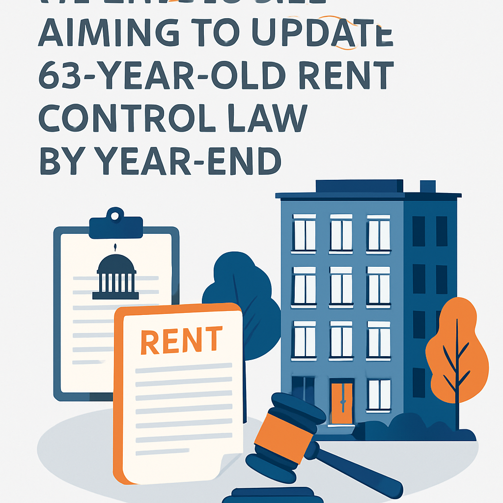 Government to Introduce Bill Aiming to Update 63-Year-Old Rent Control Law by Year-End