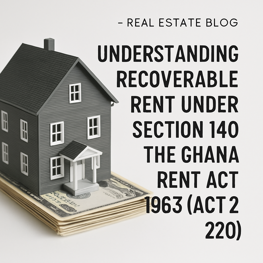 Understanding Recoverable Rent Under Section 14 of the Ghana Rent Act, 1963 (Act 220)