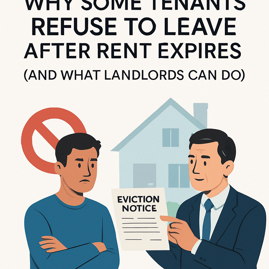 Why Some Tenants Refuse to Leave After Rent Expires (And What Landlords Can Do)