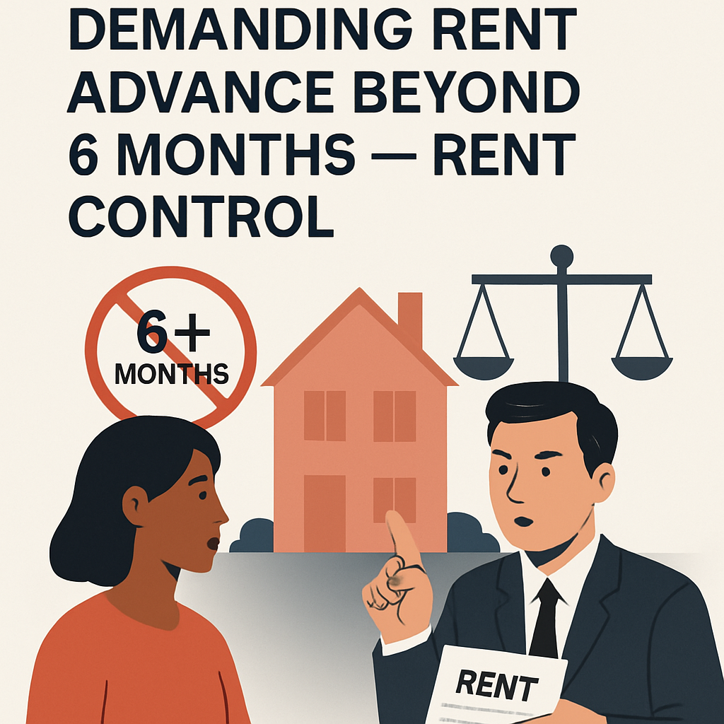 Report Landlords Demanding Rent Advance Beyond 6 Months — Rent Control