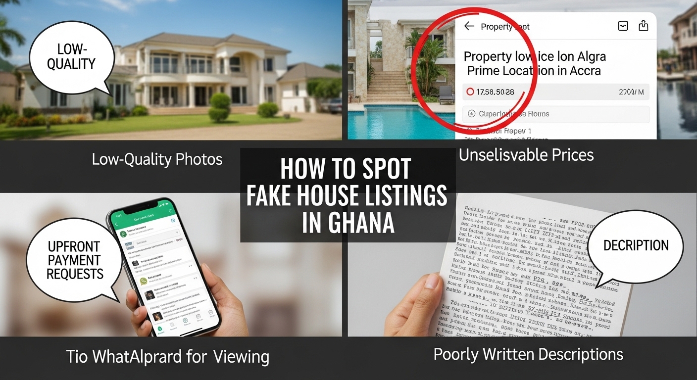 🔍 How to Spot Fake House Listings in Ghana