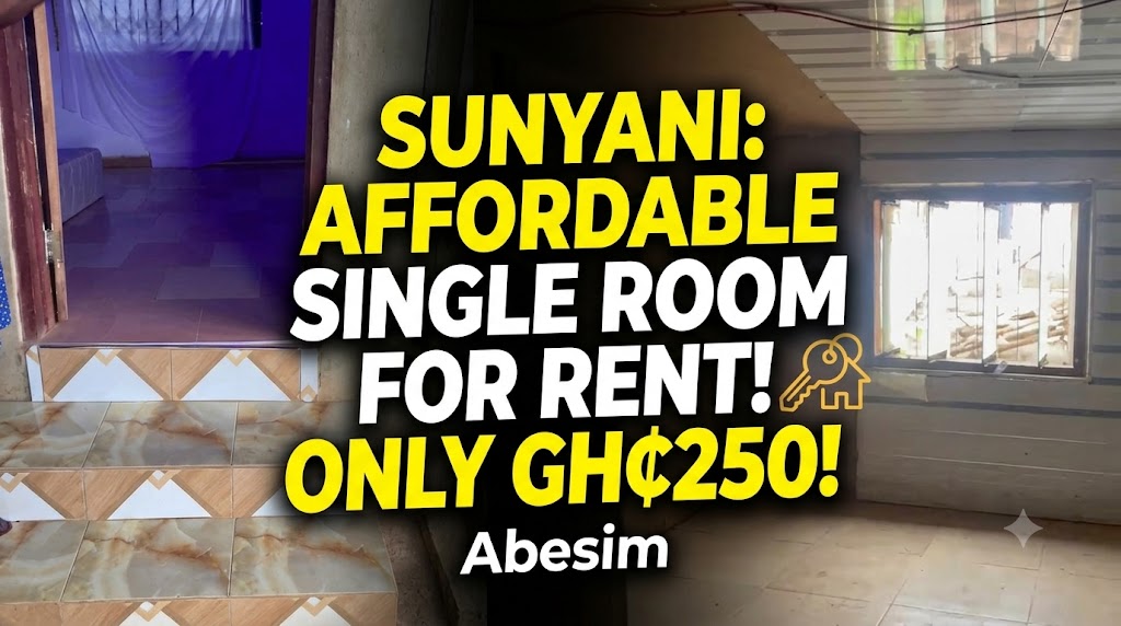 Normal Single Room with Porch for Rent at Abesim, Sunyani – GH¢250 per Month
