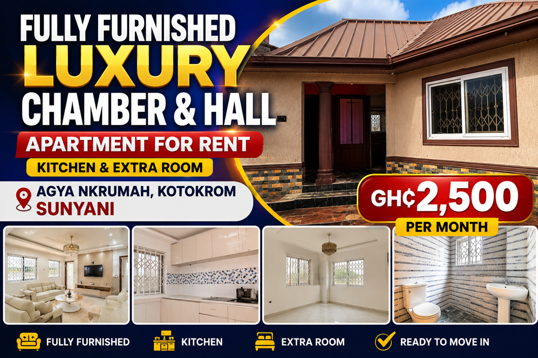 Fully Furnished Luxury Chamber & Hall Apartment with Kitchen and Extra Room for Rent