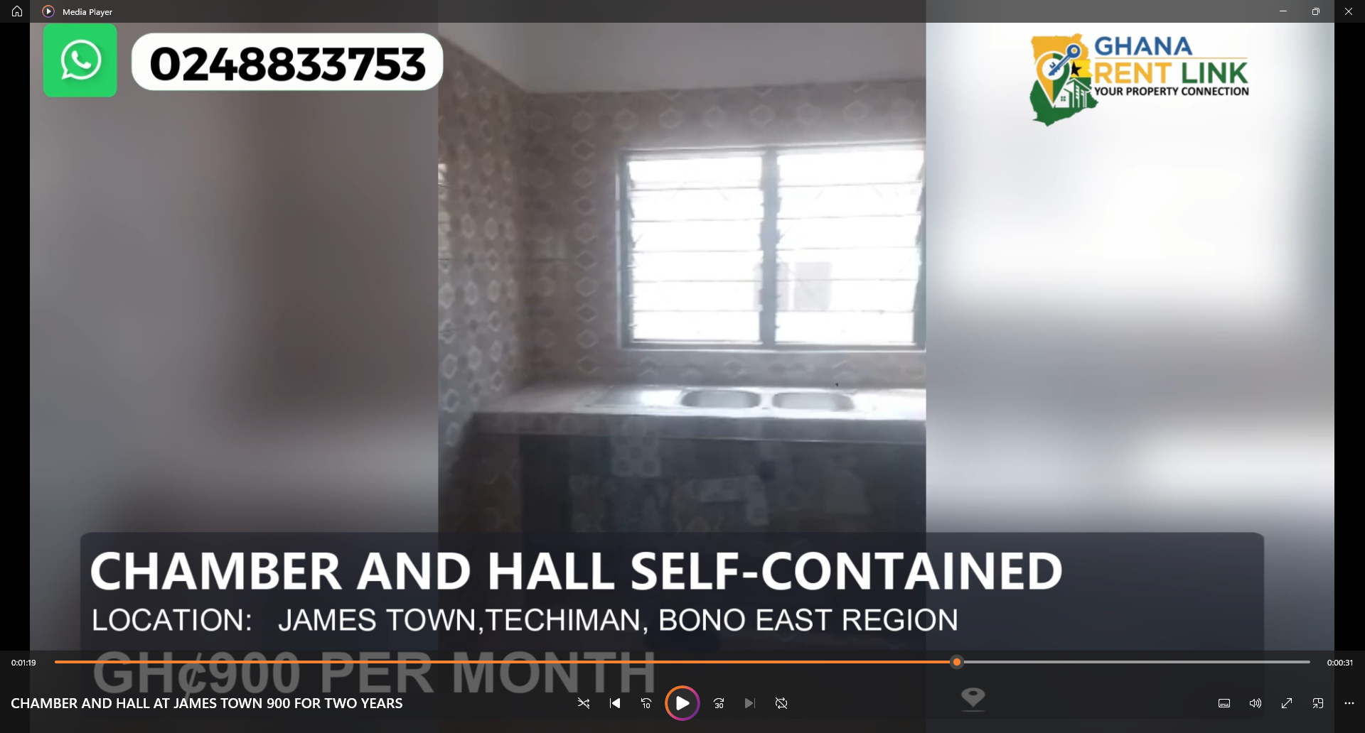 Chamber and Hall Self-Contained for Rent