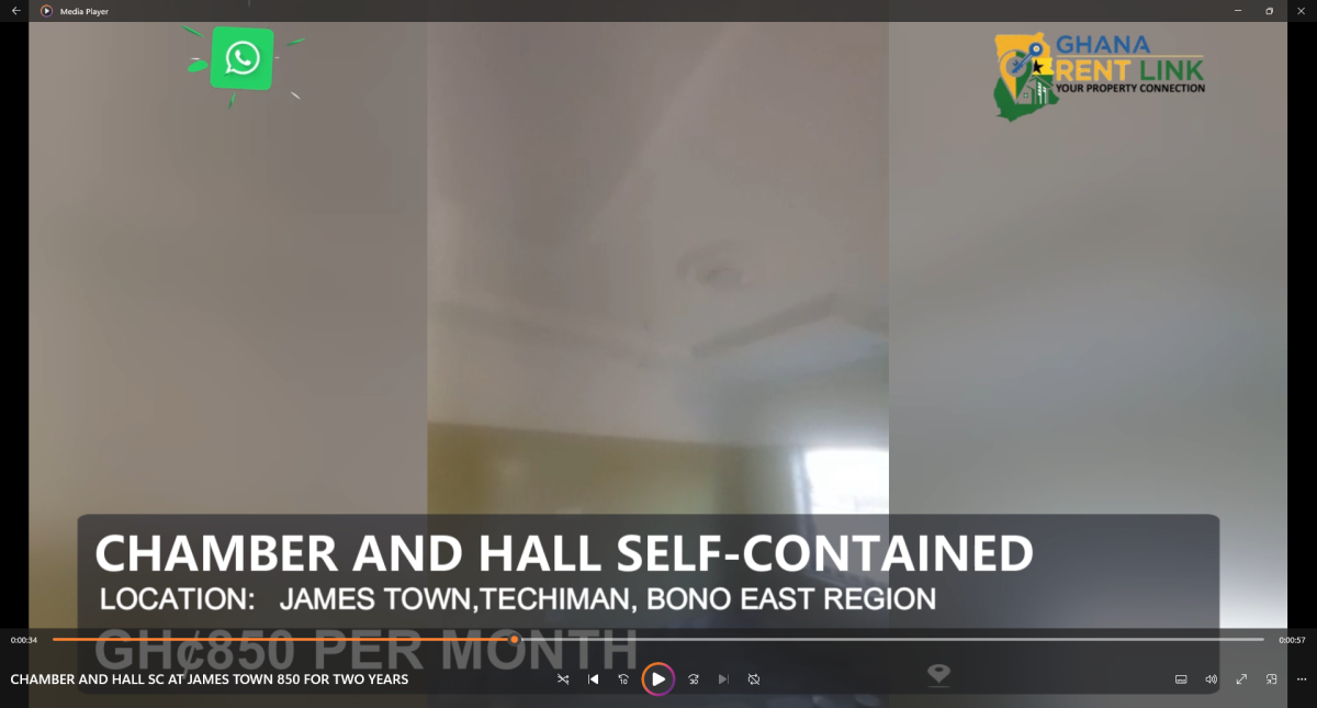 Chamber and Hall Self-Contained for Rent at James Town