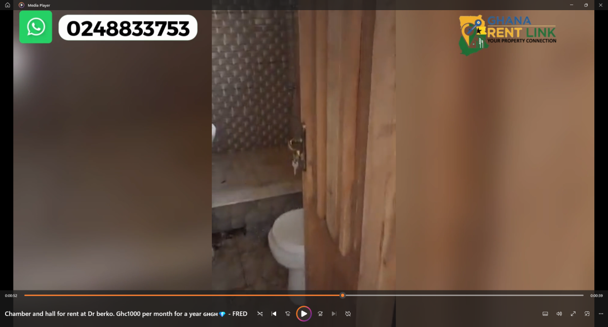 Chamber and Hall for Rent at Dr. Berko