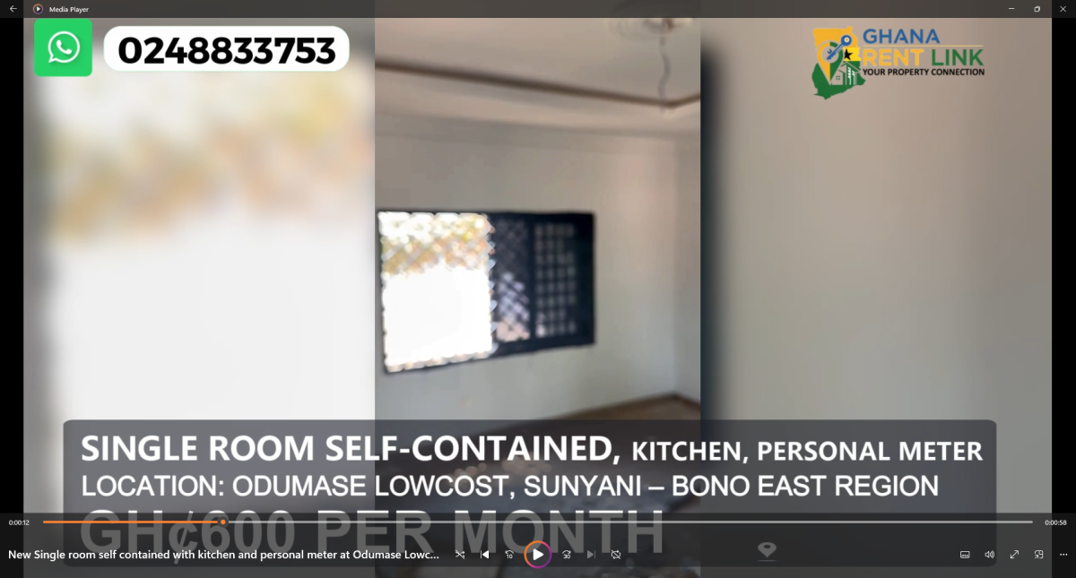 Single Room Self-Contained with Kitchen & Personal Meter for Rent