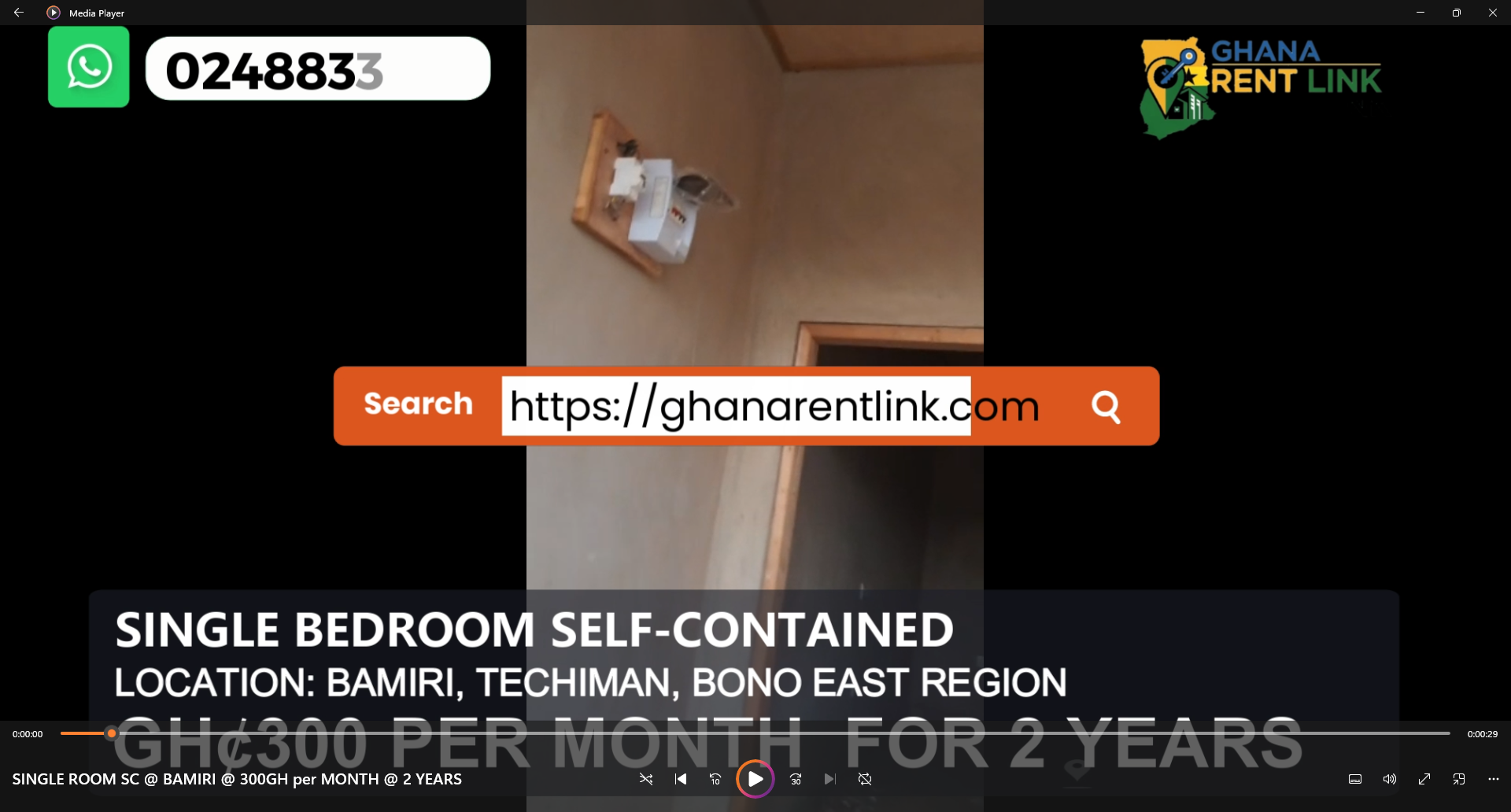 Single Room Self-Contained for Rent