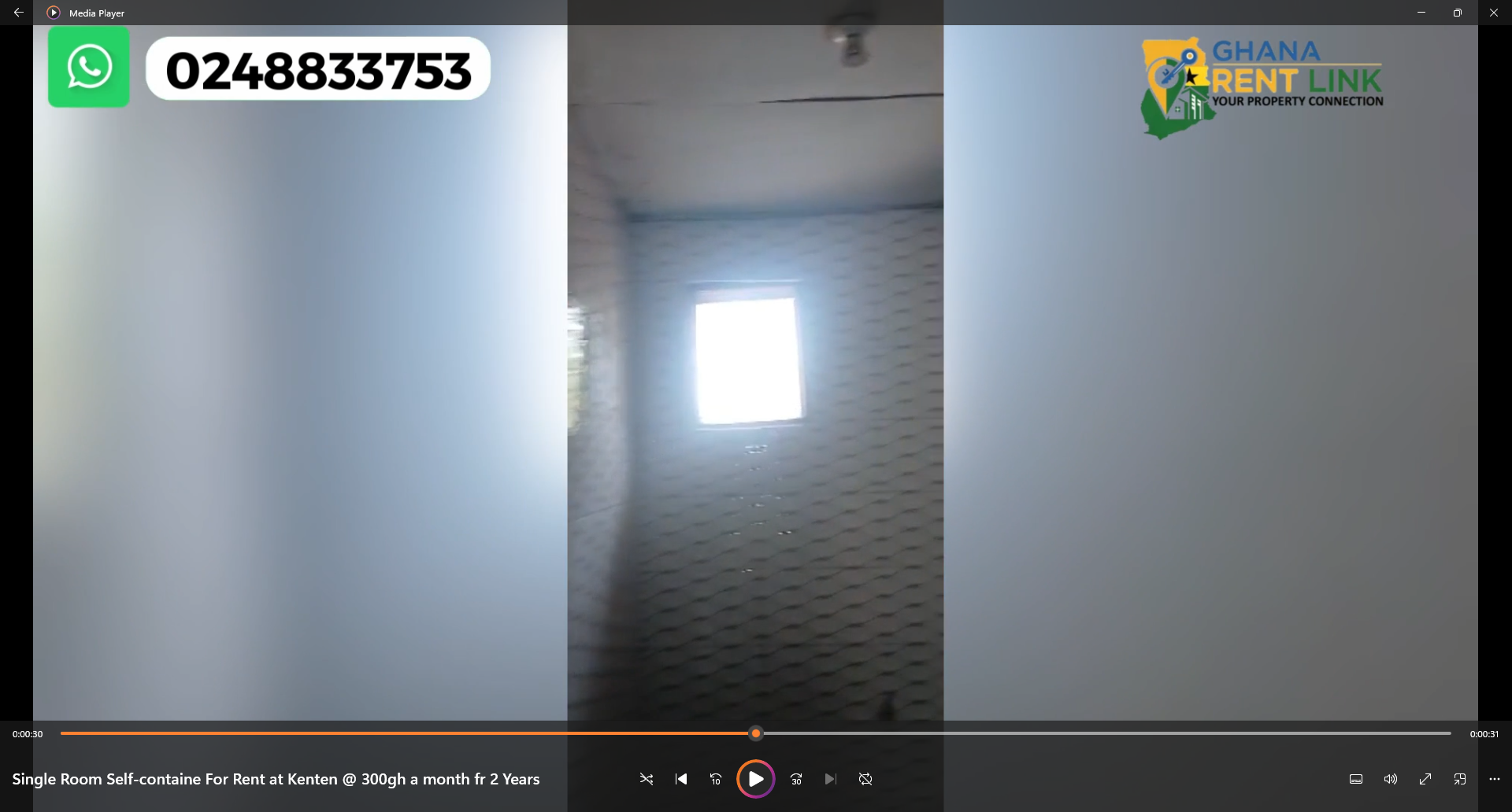 Single Room Self-Contained for Rent