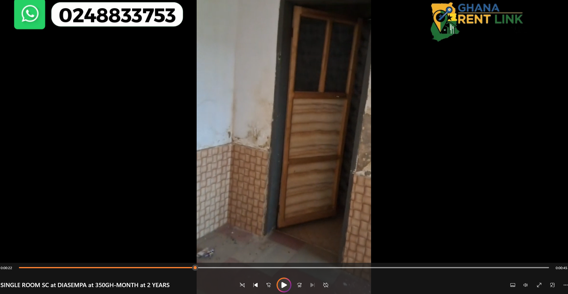 Single Room Self-Contained for Rent