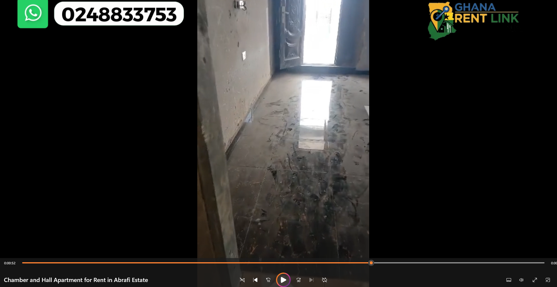 Chamber and Hall Apartment for Rent